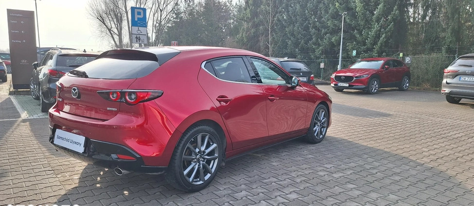 Mazda 3 cena 122800 przebieg: 11000, rok produkcji 2022 z Wojnicz małe 631